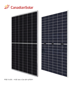 Tấm Pin mặt trời Canadian 600W 2 mặt kính TOPBiHiKu6 | CS6.2-66TB-600