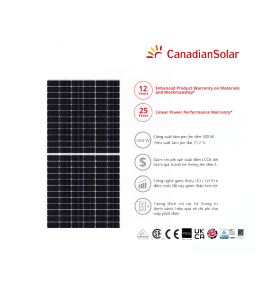 Tấm Pin Canadian 585W 2 Mặt Kính TOPBiHiKu6 | CS6W-585TB-AG