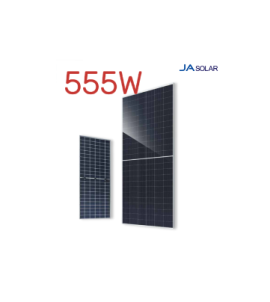 Tấm Pin Năng Lượng Mặt Trời 555W JA Solar 2 Mặt Kính | JAM72D30-555/LB