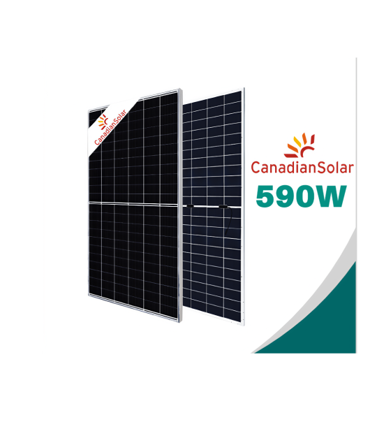 Tấm Pin Canadian 590W 2 Mặt Kính TOPBiHiKu6 | CS6W-590TB-AG