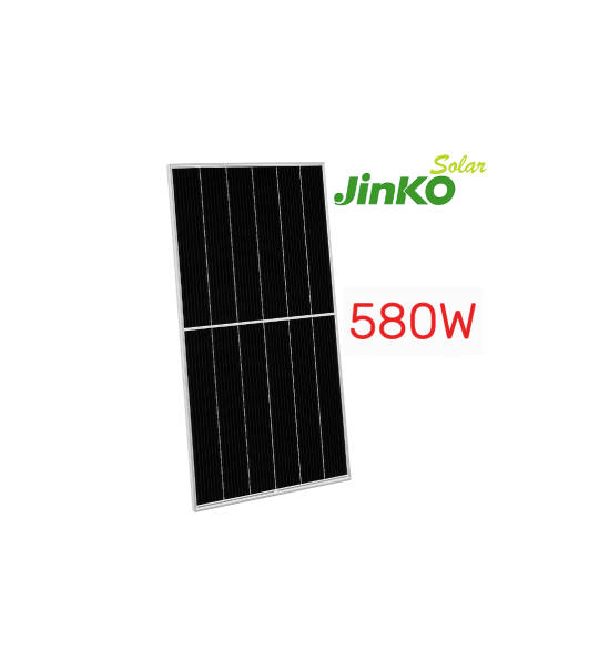 Tấm pin năng lượng mặt trời Jinko 580W 2 mặt kính JKM580N-72HL4-BDV